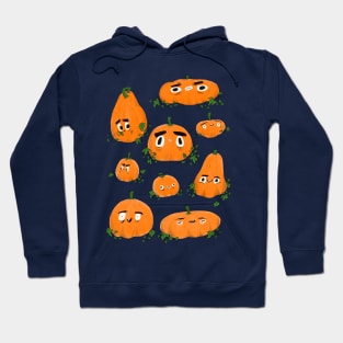 Pumpkin Heads - Halloween Spooky Illustration Hoodie